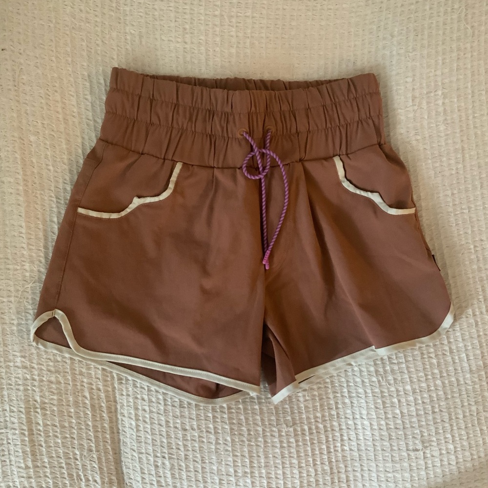 Free People Movement X Deso Running Hiking Outdoor Gorp Drawstring Shorts Climbi